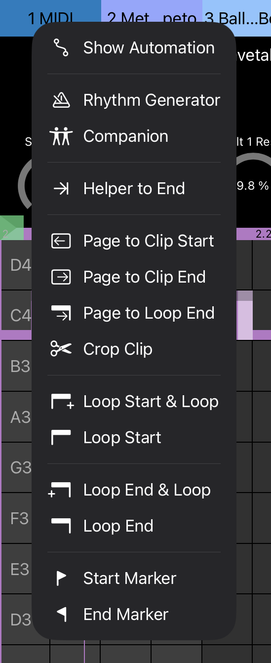 Tap Lil Green Helper menu